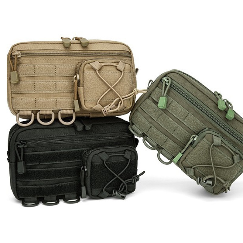 Edc Carry Fanny Pack - Tactical Molle Horizontal Admin Pouch with