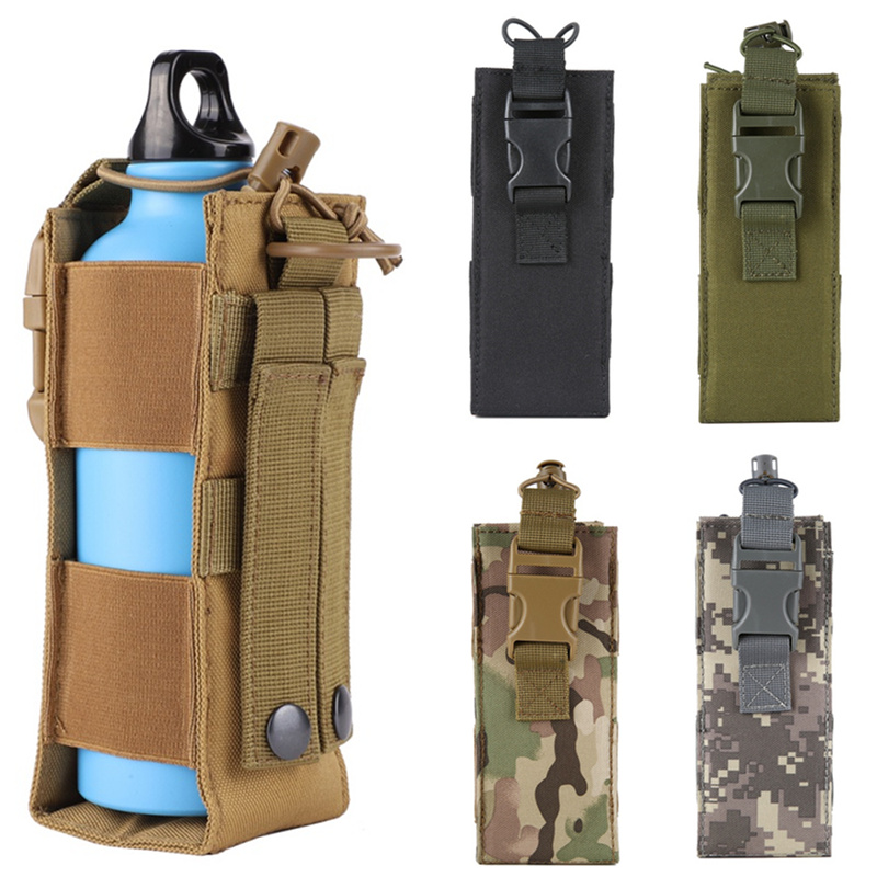 Edc Carry Fanny Pack - Molle Water Bottle Holster Pouch Outdoor