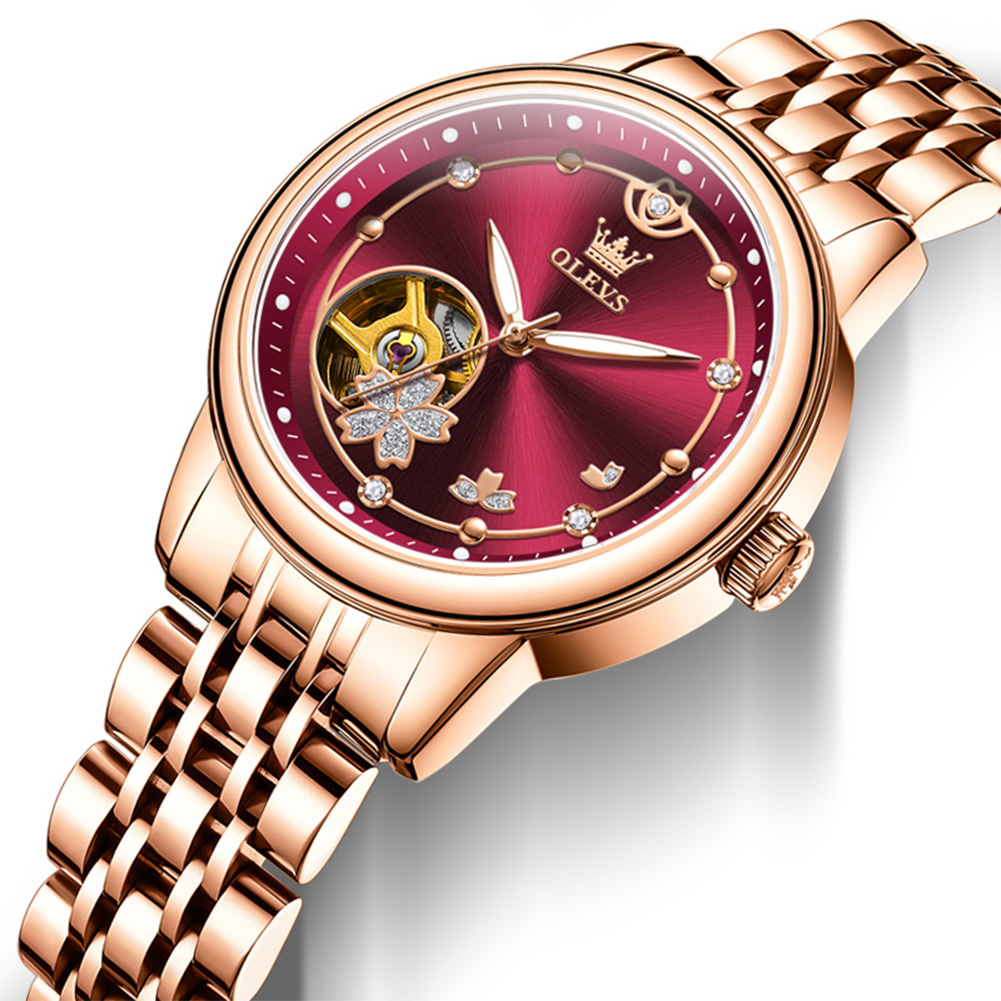 Rose Gold Wine Red Luxury Casu - Watch Winder Compact 评论和价格