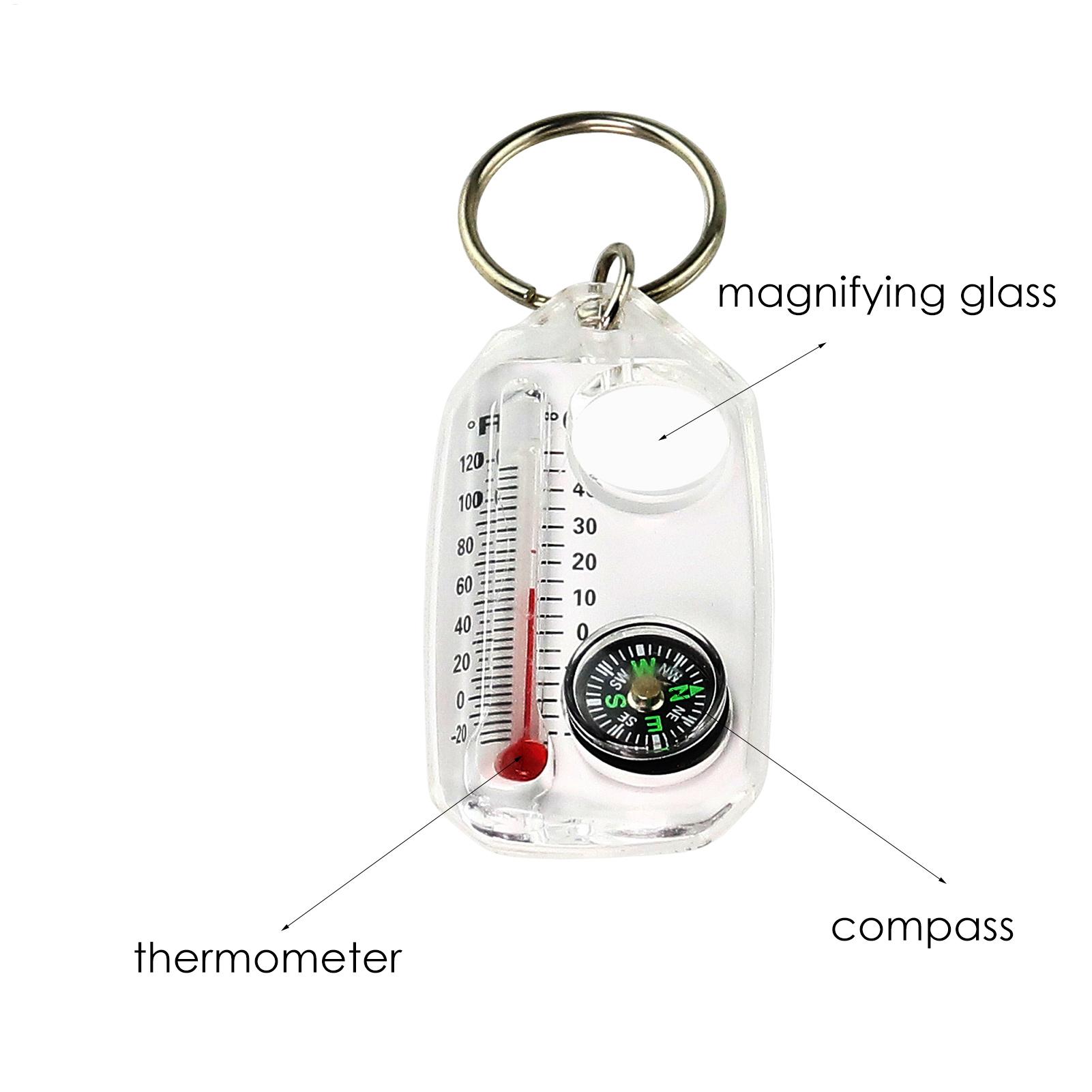 Multifunction Mini Keychain Ca - Compass Keychain Mini 评论和价格
