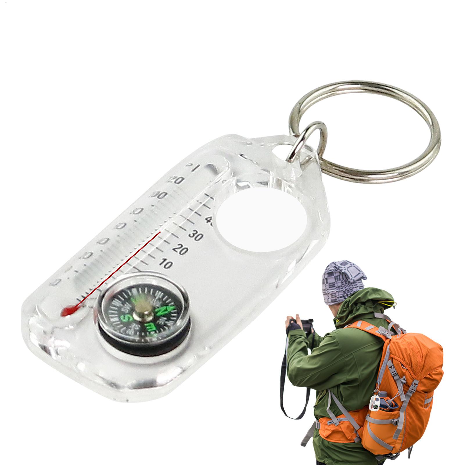 Multifunction Mini Keychain Ca - Compass Keychain Mini 评论和价格