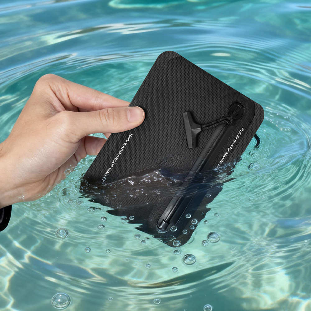 100% Waterproof Zipper Coin Pu - Leather Edc. Carry Pouch 评论和价格