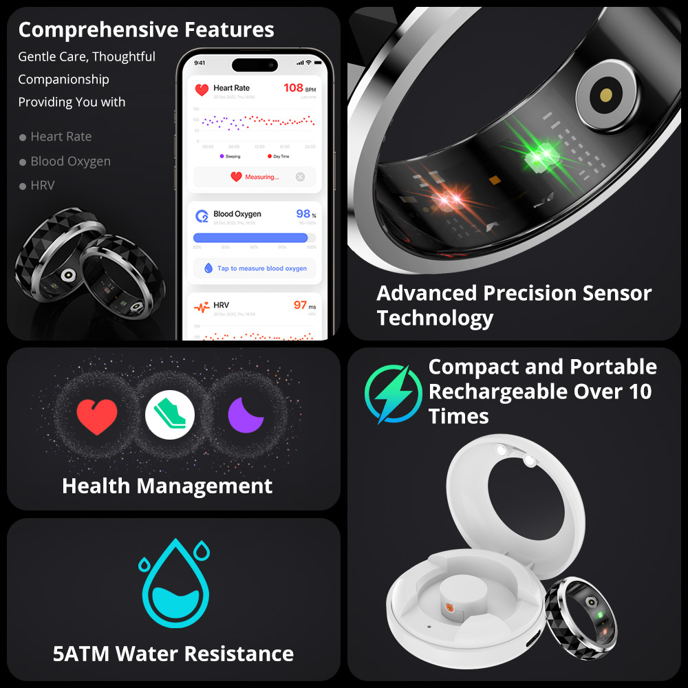 2024 COLMI R11 Smart Ring, Fid - Fidget Spinner Bearing 评论和价格