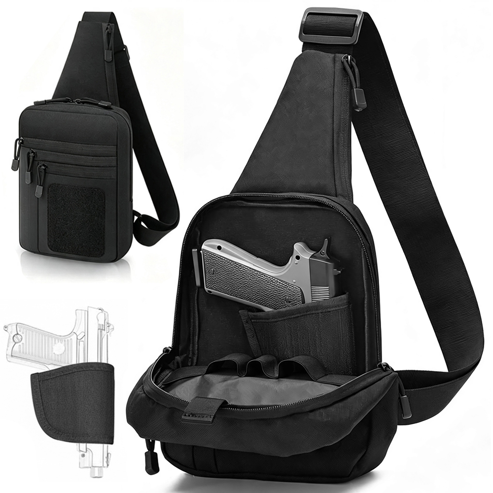 Concealed Carry Chest Gun Bag  - Edc Concealed Carry Sling Bag 评论和价格