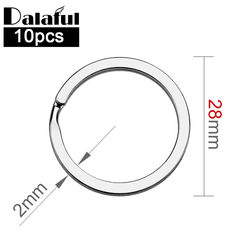 10pcs 28mm Keychain Split Ring - Compass Keychain Mini 评论和价格