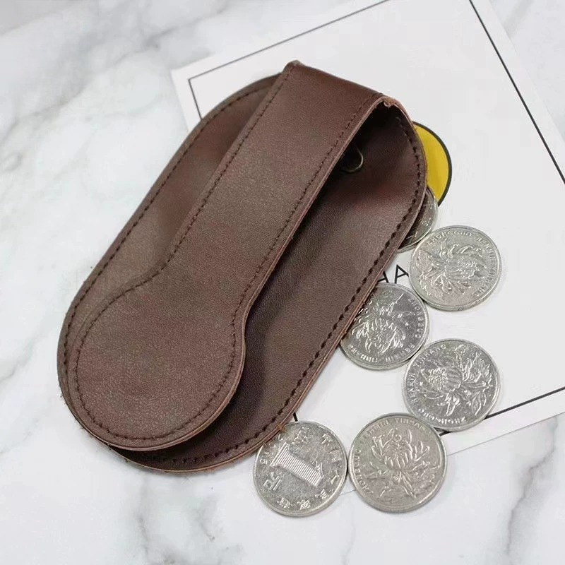 Women Foldable EDC Coin Purse  - Leather Edc. Carry Pouch 评论和价格
