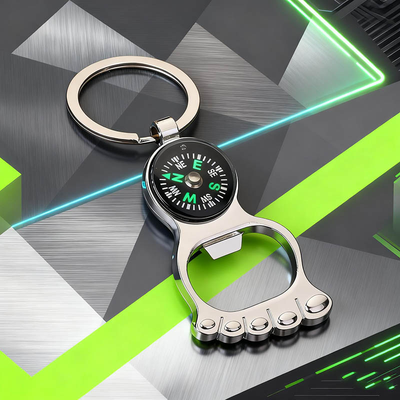 Unique Nautical Compass Keycha - Compass Keychain Mini 评论和价格