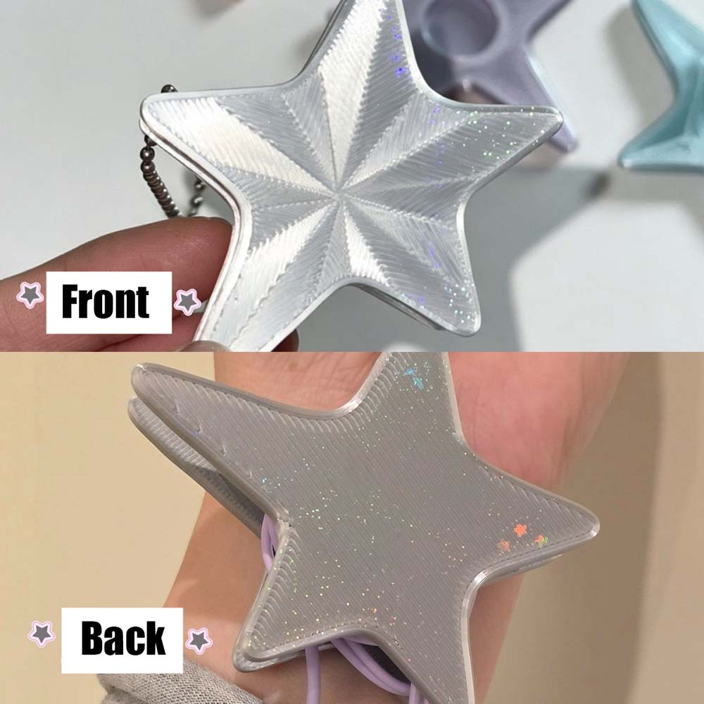 Y2K Style 3D Star Cable Holder - Cable Winder Keychain 评论和价格