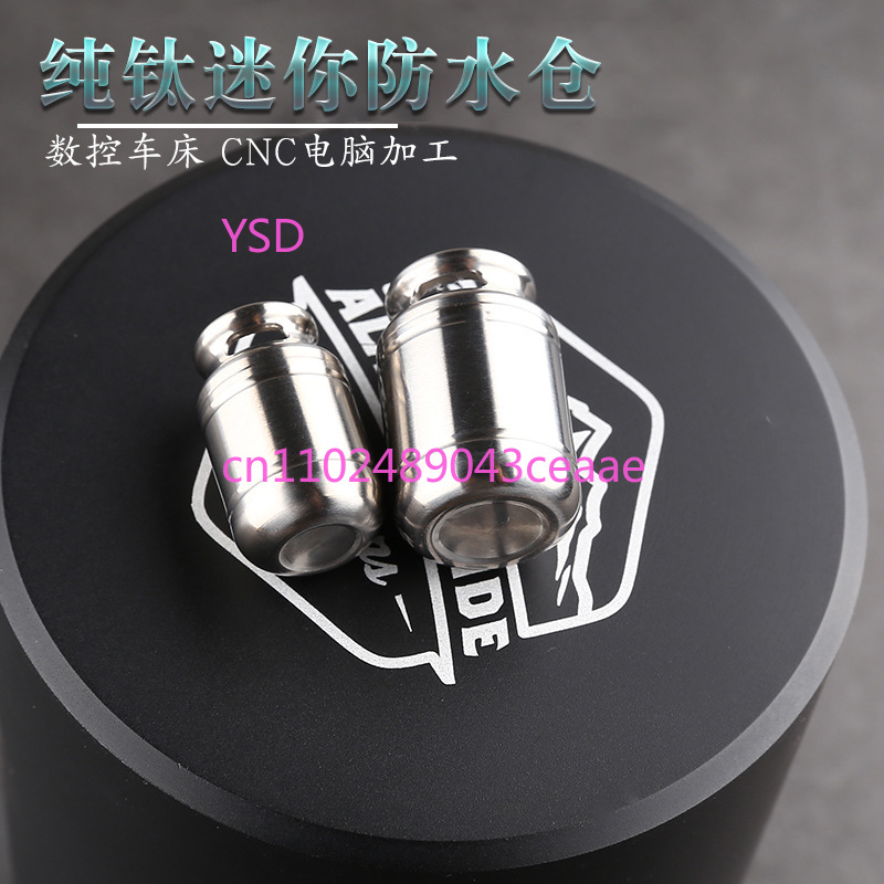 Mini Titanium Waterproof Pill  - Edc Pill Carry 评论和价格