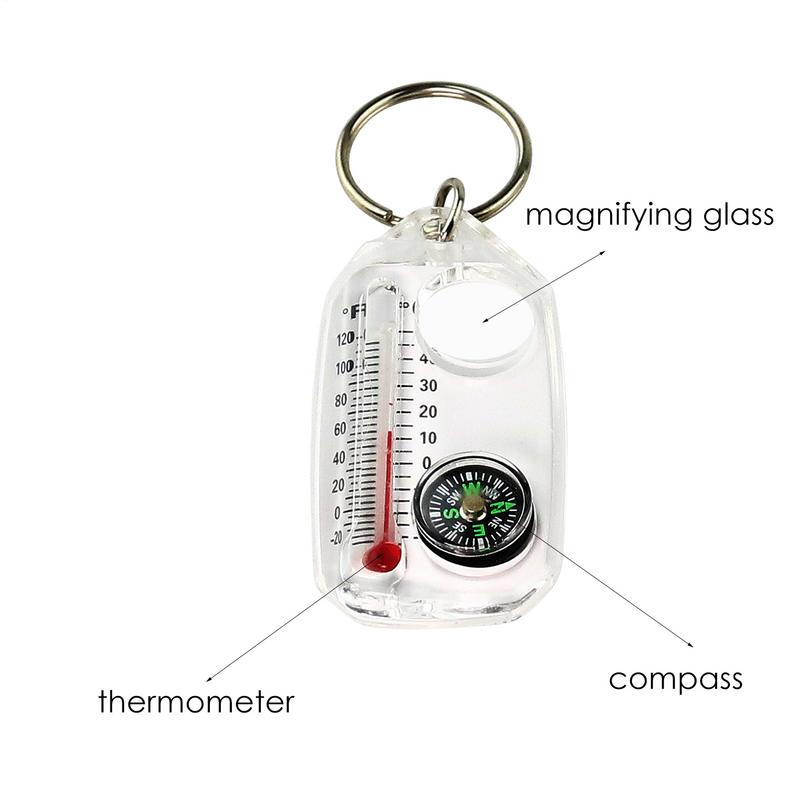Mini Keychain multifunction Ca - Compass Keychain Mini 评论和价格