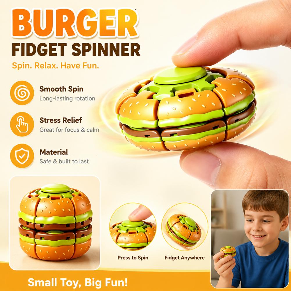 Humburger Fidget Spinner Toy R - Fidget Spinner Bearing 评论和价格