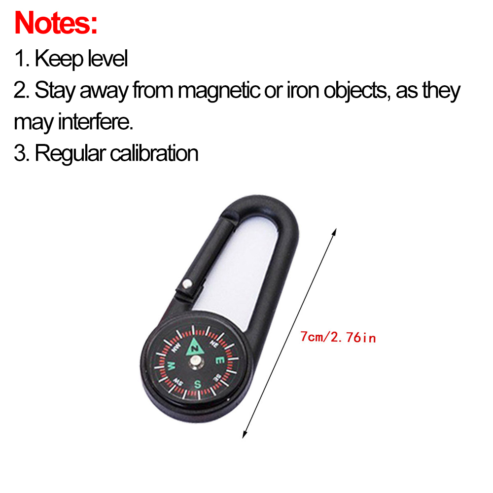 Outdoor Compass Carabiner Mini - Compass Keychain Mini 评论和价格