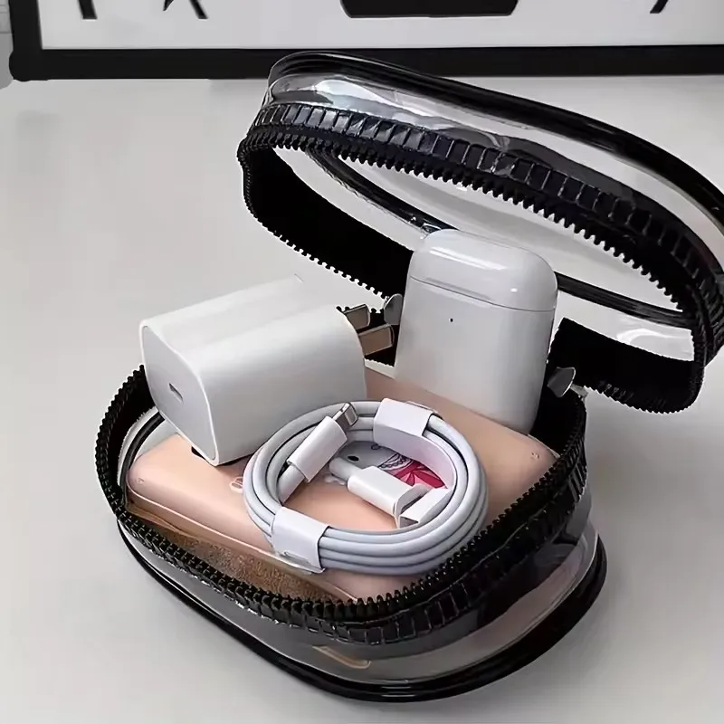 Multifunctional Clear Data Cab - Cable Winder Keychain 评论和价格
