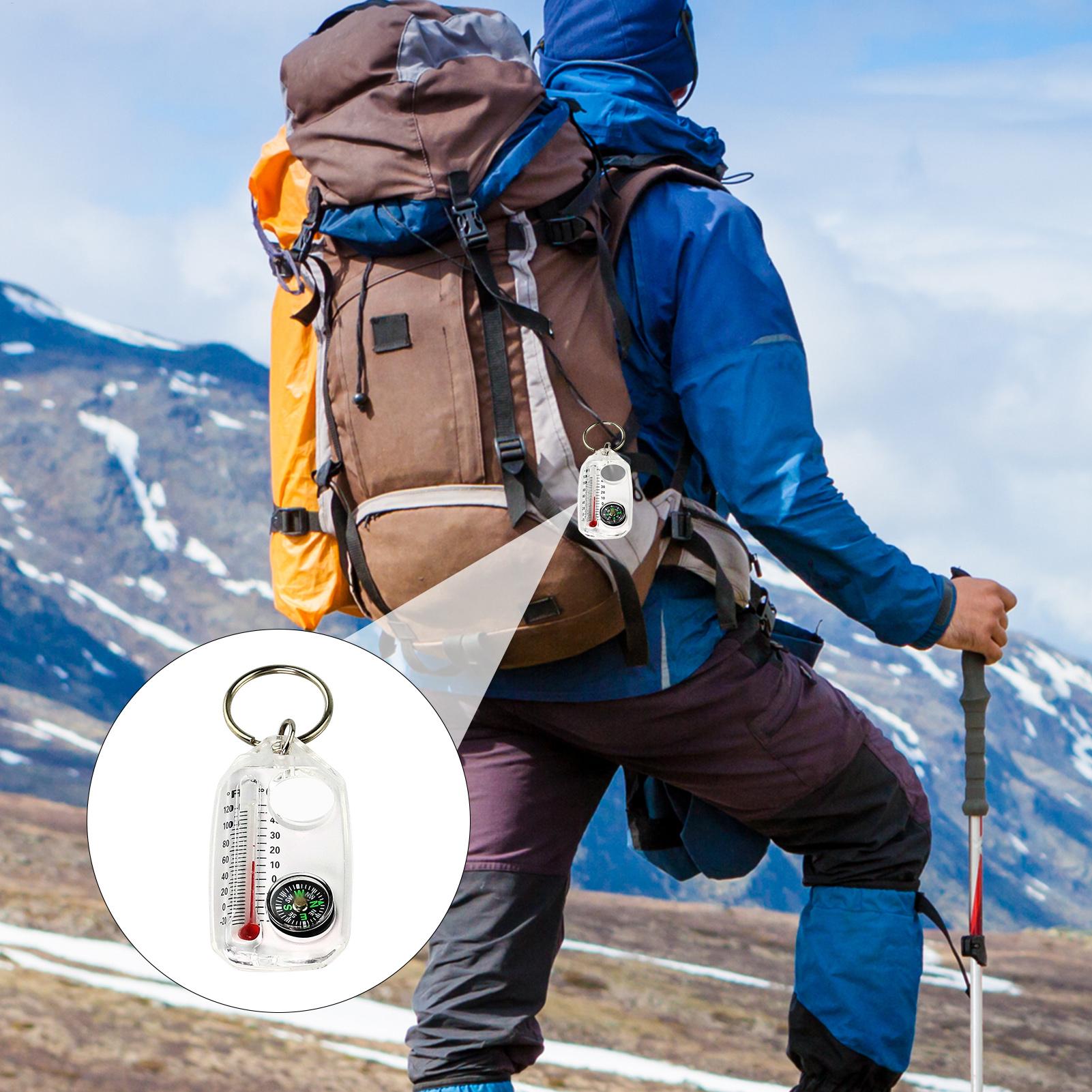 3in 1Pocket Survival Compass M - Compass Keychain Mini 评论和价格