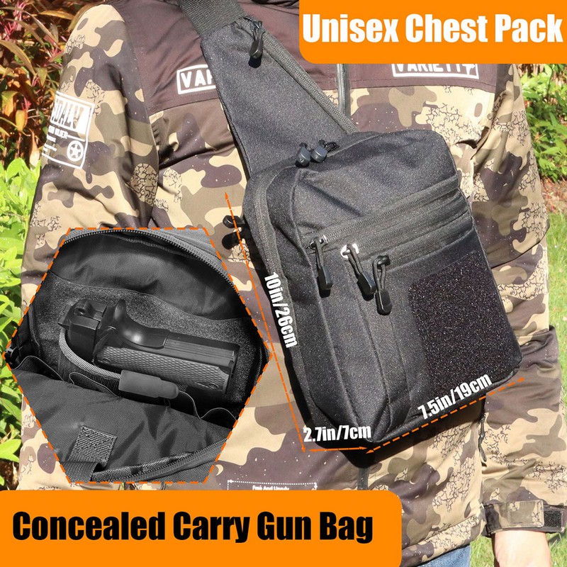 New Tactical Chest Bag Pistol  - Edc Pistol Carry Bag 评论和价格