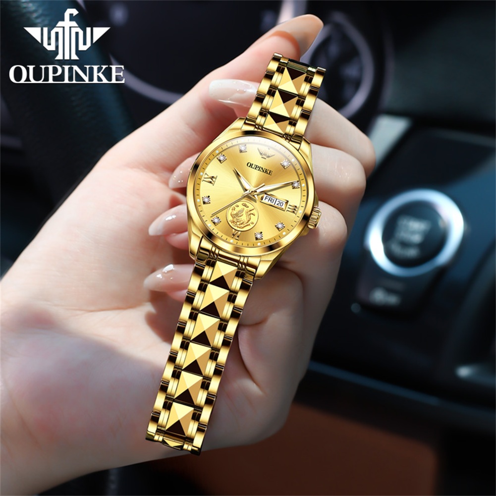 OUPINKE 3259 Real Gold Automat - Watch Winder Compact 评论和价格