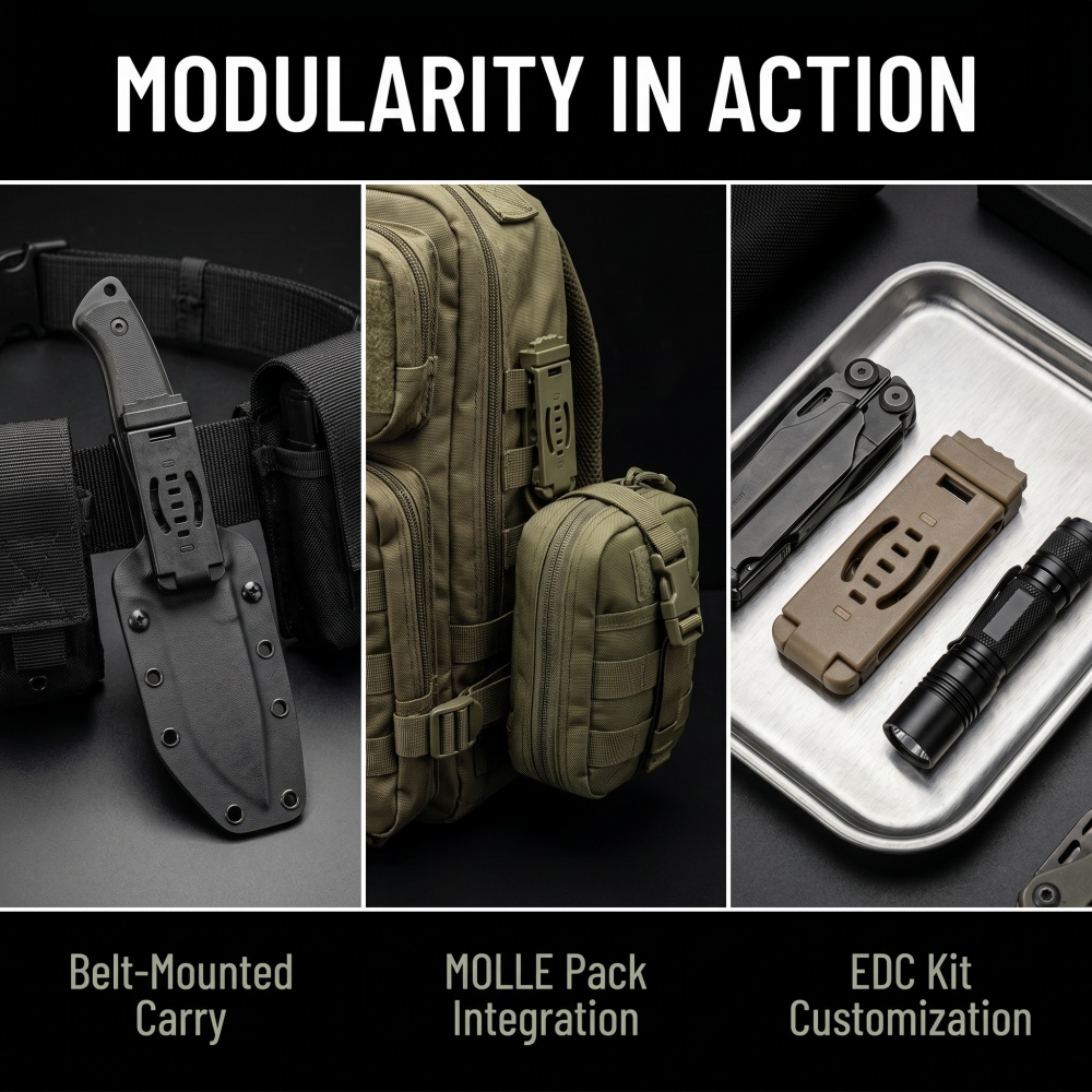 DIY Kydex Holster MOLLE Back C - Edc Carry Accessories 评论和价格
