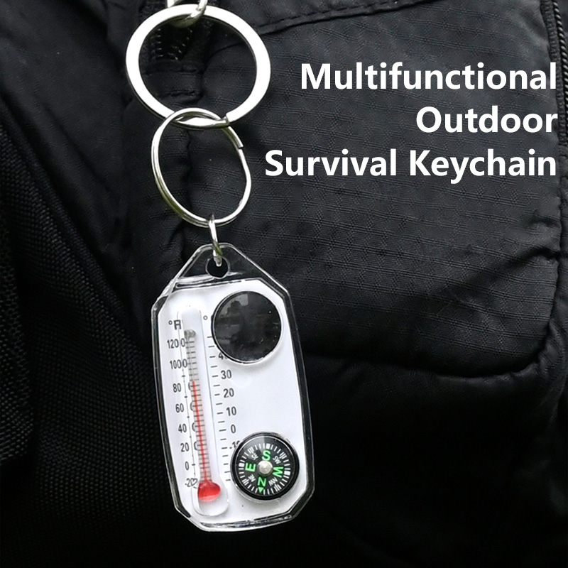 Outdoor Equipment Compass Ther - Compass Keychain Mini 评论和价格