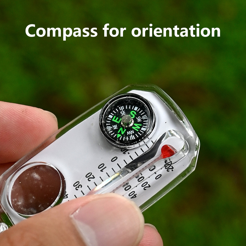 Outdoor Equipment Compass Ther - Compass Keychain Mini 评论和价格