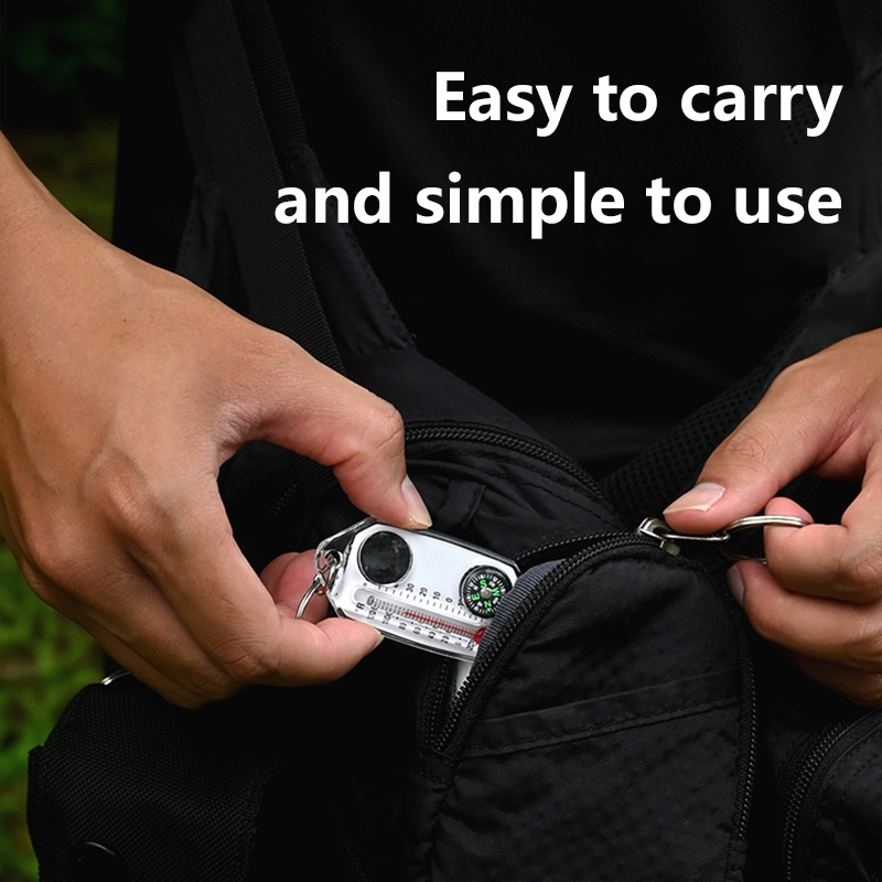 Outdoor Equipment Compass Ther - Compass Keychain Mini 评论和价格