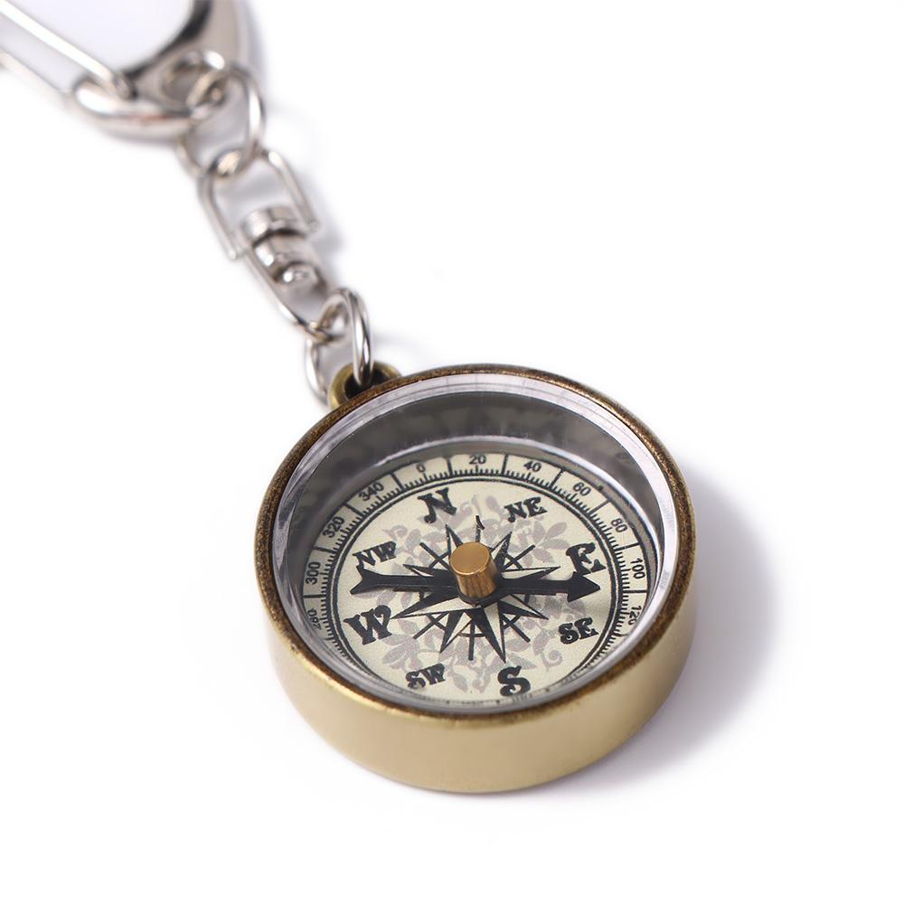 Climbing Equipment Zinc Alloy  - Compass Keychain Mini 评论和价格
