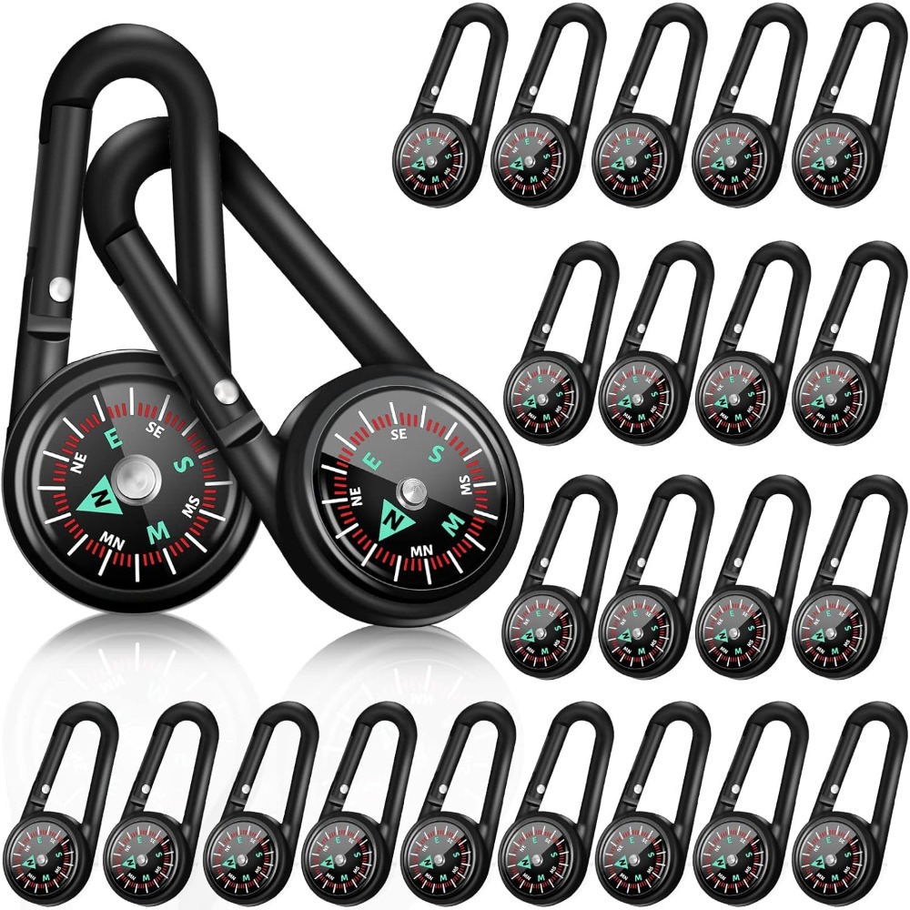 6-50 Pcs Mini Magnetic Compass - Compass Keychain Mini 评论和价格