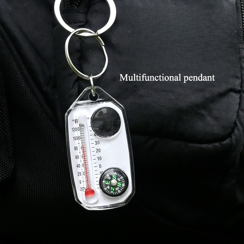 Outdoor Survival Compass Keych - Compass Keychain Mini 评论和价格