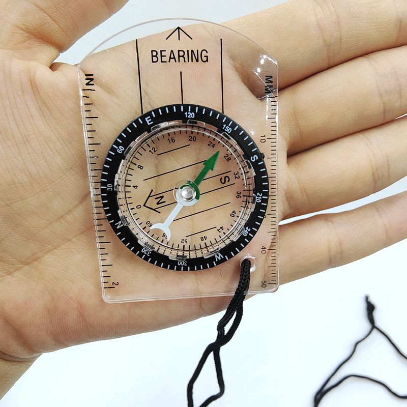 1pc new outdoor mini acrylic t - Compass Keychain Mini 评论和价格